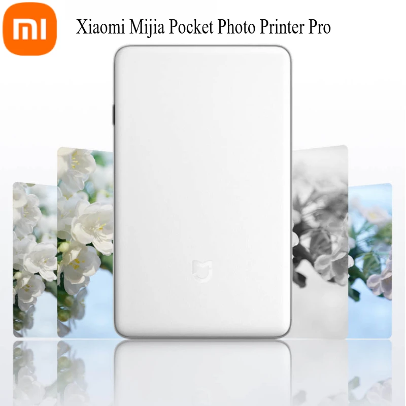 

Карманный фотопринтер Xiaomi Mijia Pro AR Video Photo Bluetooth-соединение Встроенное автоматическое покрытие пленки HD-печать