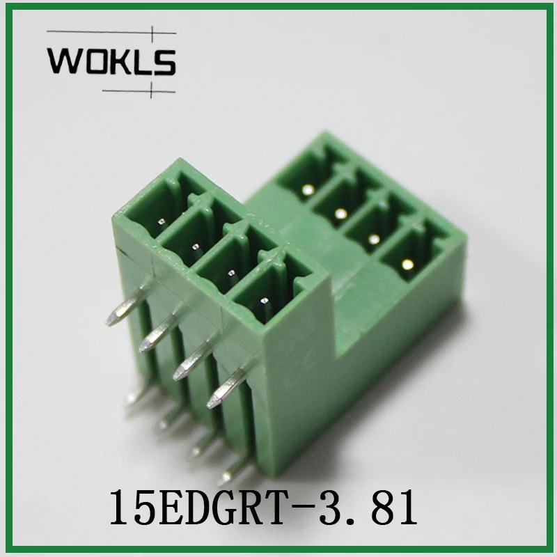 50PCS KF2EDGRT 3.81 2P ~ 12P PCB PLUG-IN TEMINAL BLOCKS 15EDGRT 3.81mm 4PIN ~ 24PIN MCD 1,5/ 2-G-3.81 EECH381R