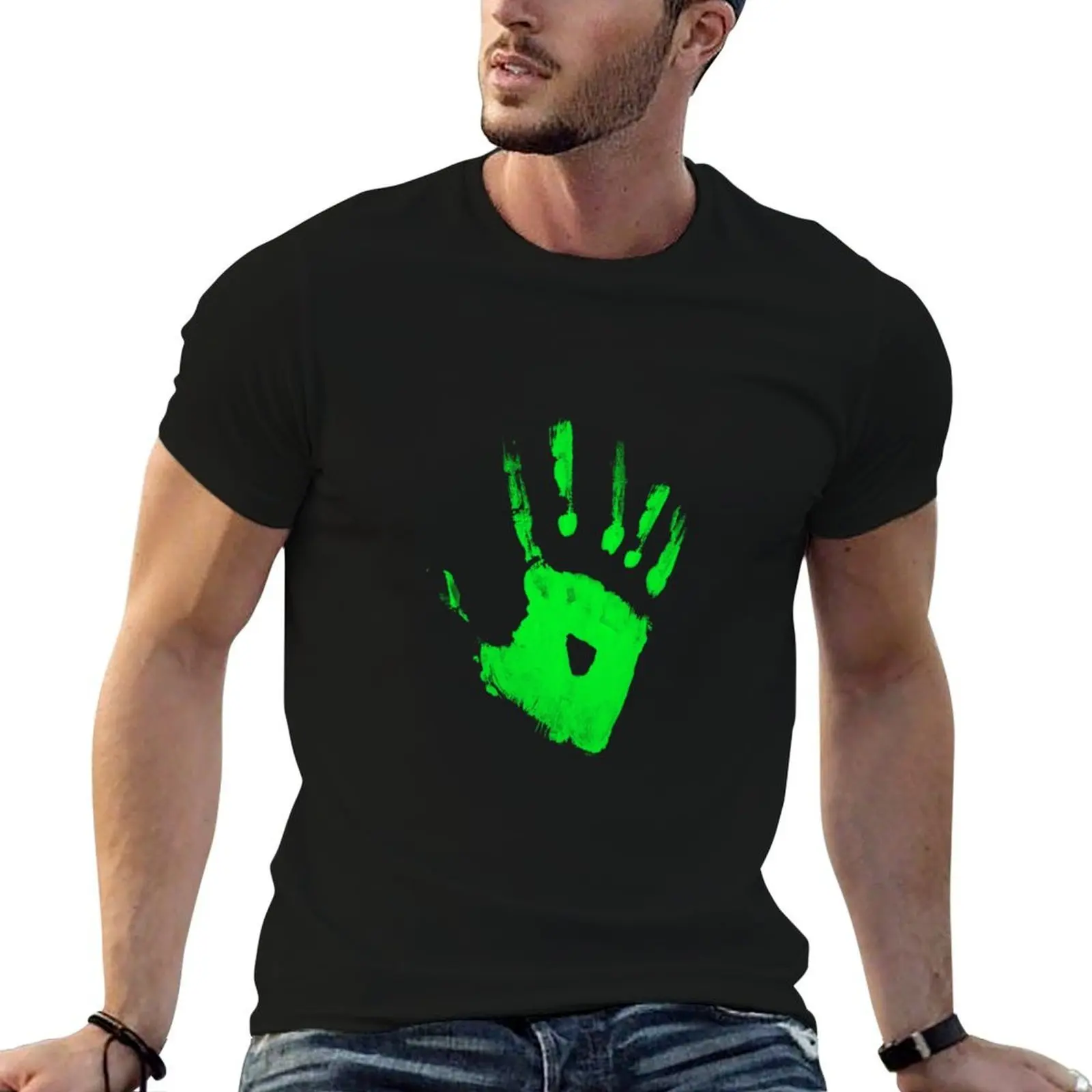 

Phasmophobia Obake Fingerprints T-Shirt t shirt man cotton anime tshirt cotton t shirts man 100% T-Shirt