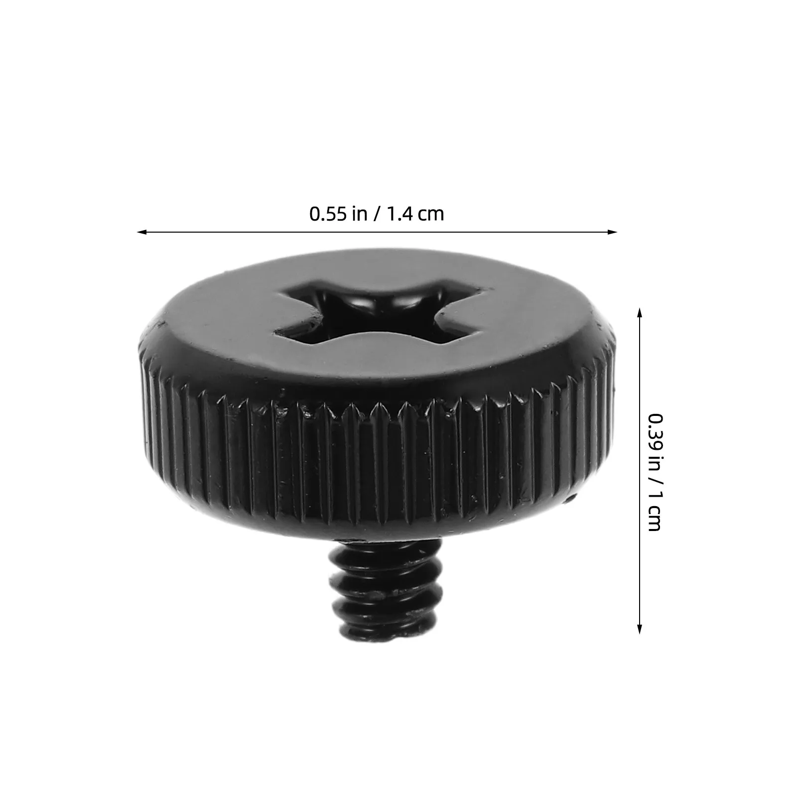 50Pcs Computer Case Thumbscrews 3.4x5mm Threaded Pc Assembly Screws for Cover Power Supply Pci Slots Hard Drive Computer Screws