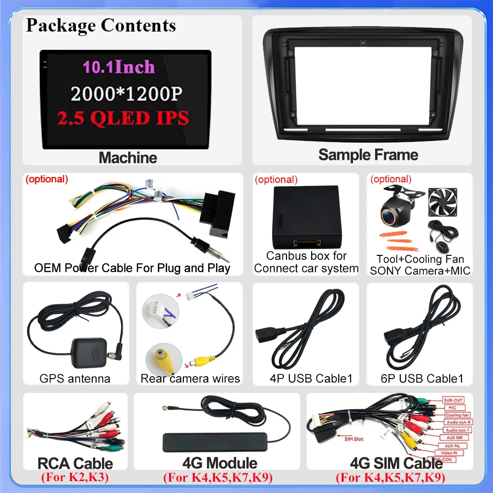 Carplay 10.1 بوصة 2 Din أندرويد 15 لسكودا سوبيرب 2 B6 2008 2009 2010 2011 2012 2013 2014 2015 راديو السيارة لتحديد المواقع والملاحة واي فاي