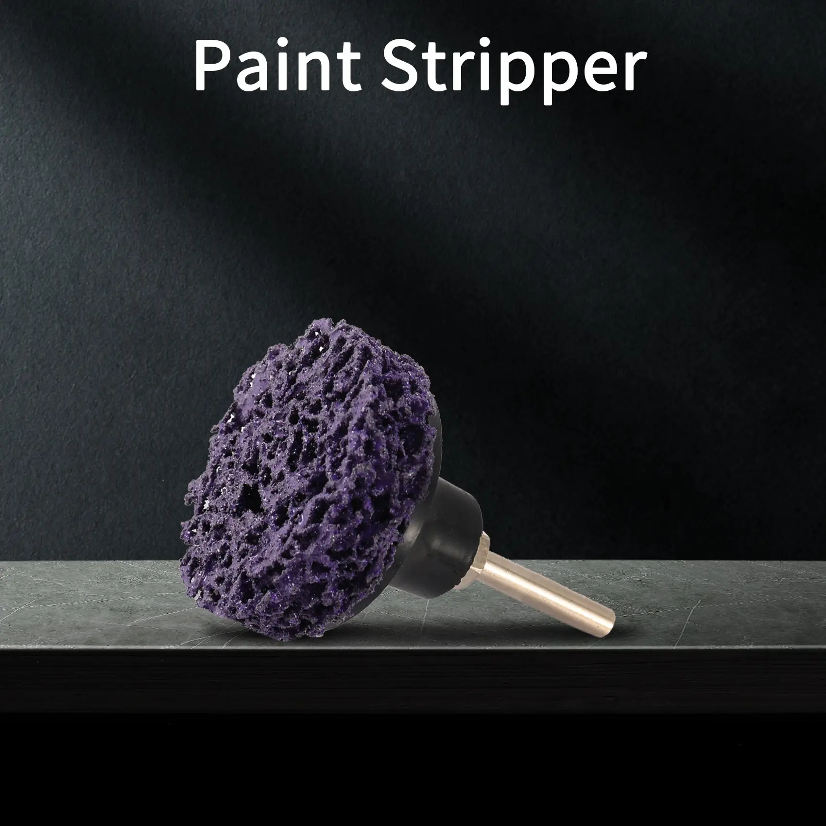 

25 шт., 2 дюйма, 50 мм, быстросменные, легко заменяемые и чистящие диски, фиолетовые для удаления ржавчины с краской, для подготовки поверхности с 1 держателем SSQ