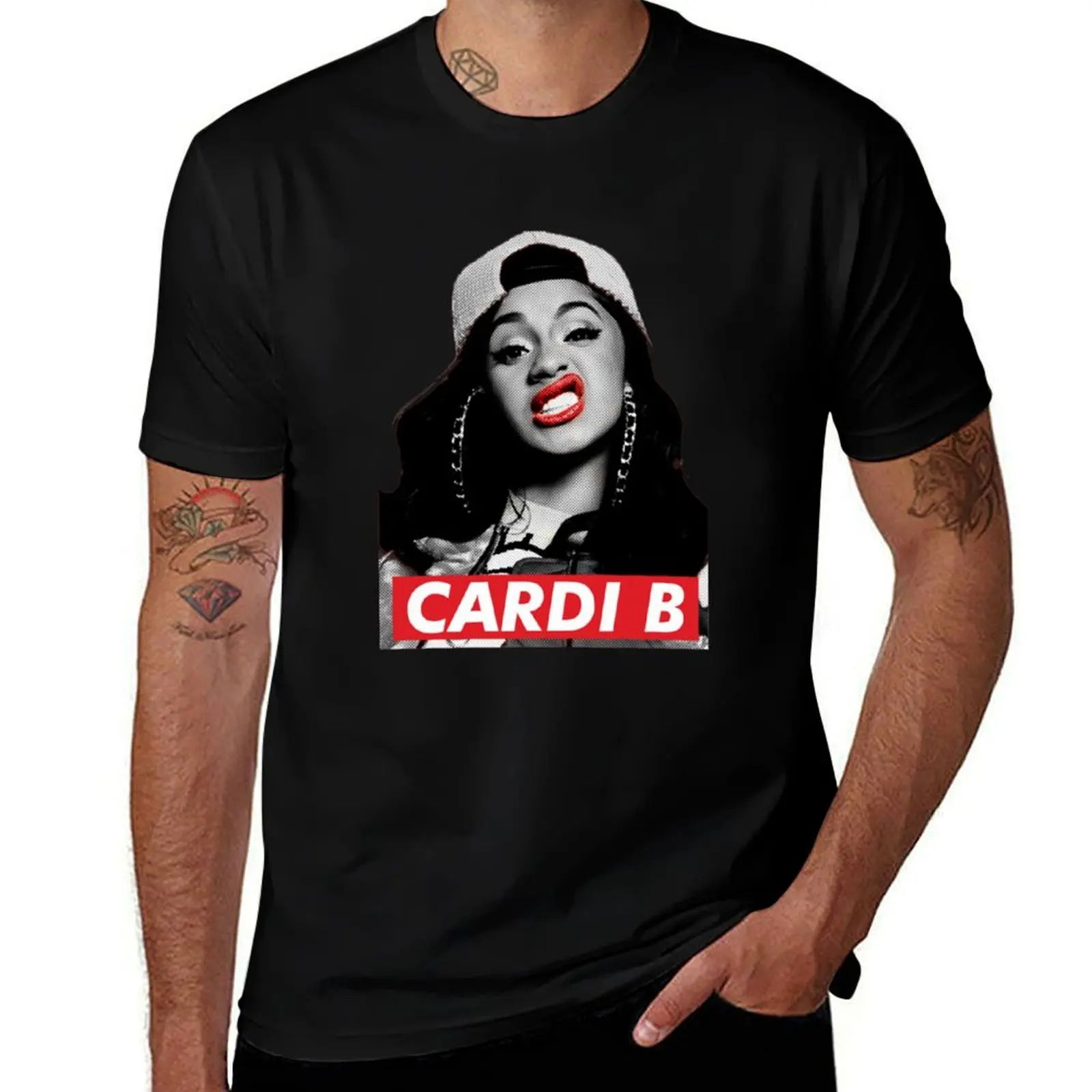 

Cardi B Rapper T-Shirt oversizeds heavyweights quick-drying anime t shirts mens graphic t-shirts big and tall