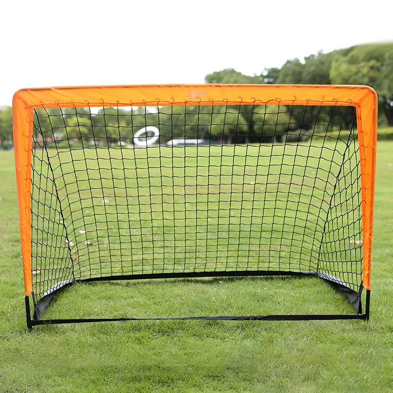 Gawang Sepak Bola Portabel untuk Latihan Profesional Anak-Anak, Mudah Dipasang, untuk Latihan di Taman