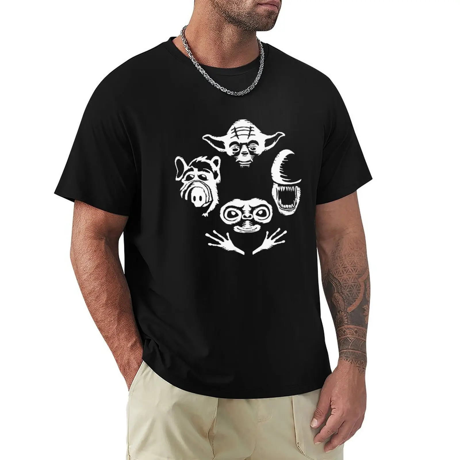 ALF - Alien life form T-Shirt Casual Lightweight Short Sleeve Top