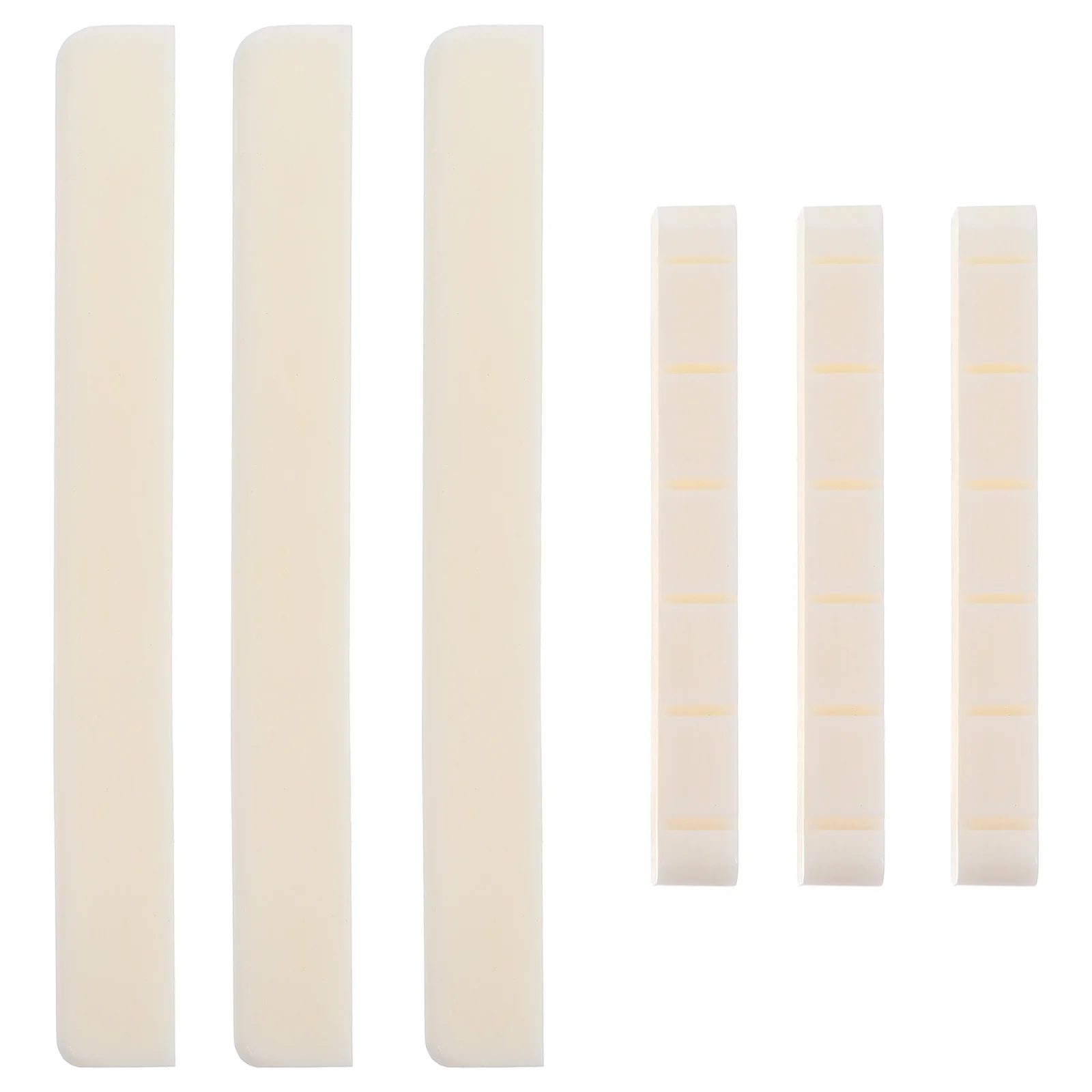 

3Pairs Guitar Bridge Saddle Nut 6 String Classical Acoustic Guitar Parts Easy Installation Perfect Fit String Instrument Parts