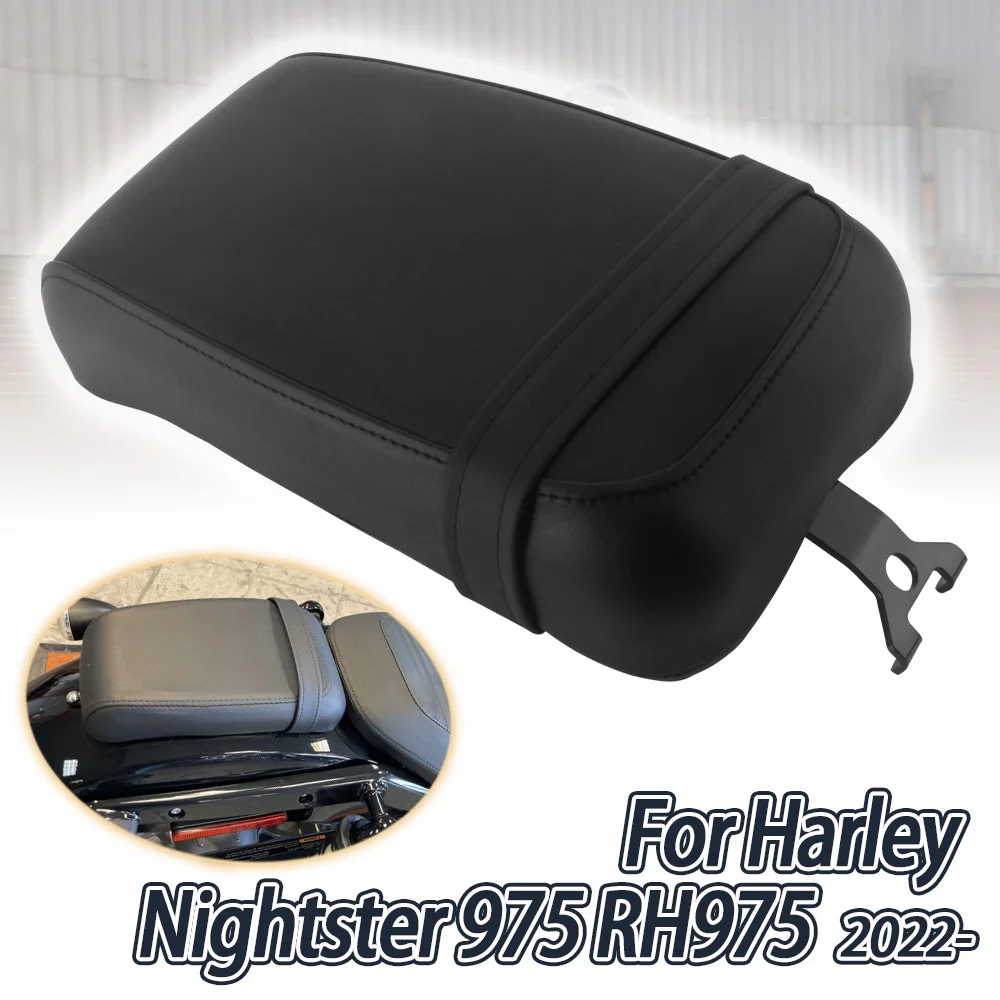 Rear Fender Passenger Seat Cushion Compatible With Harley Nightster 975 RH 975 RH975 2022 2023 2024 Back Seat Pad Soft Leather