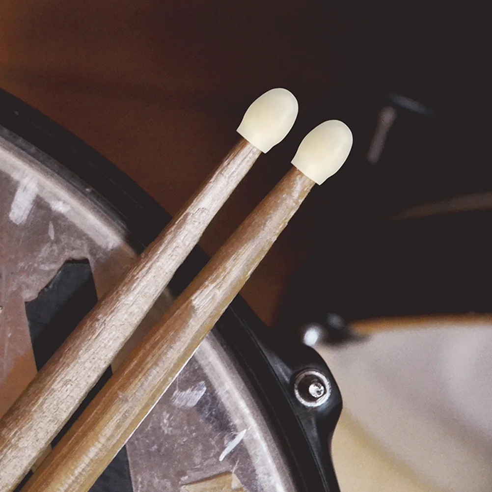 

20Pcs Silicone Drumstick Mute Caps Noise Reduction Tips Drum Practice Accessories Lightweight Durable Caps Drum Accessories