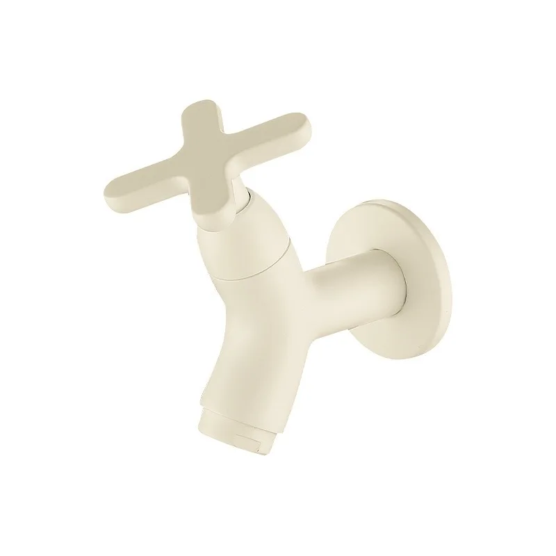 

Wall Mounted Solid Brass Outdoor Faucet Gray/Black Single Cold Water Garden Tap for Balcony Washbasin And Mop Pool Creative Home