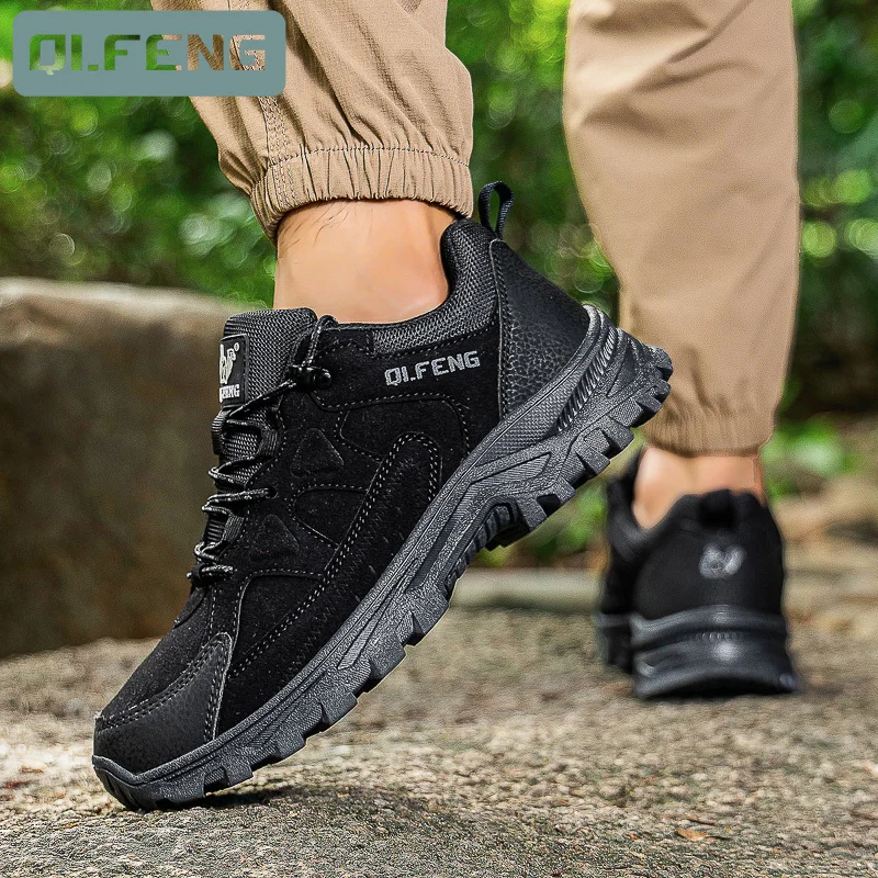 PLUS SIZE Men Women Adventure Sneakers Durable Grip Non-Slip Shoes Lace-Up Comfort Ideal for Outdoor Hiking Boots Men Footwear image 5