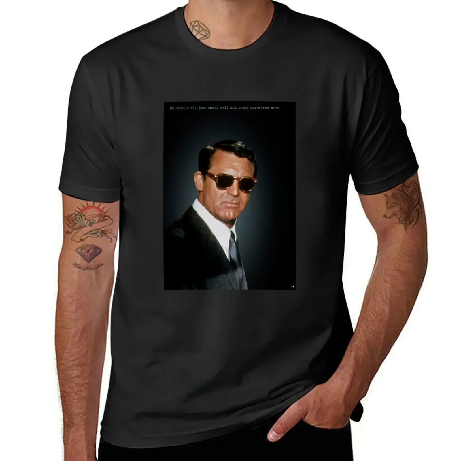 We should all just smell well and enjoy ourselves more - Cary Grant T-Shirt sublime funny t shirts men