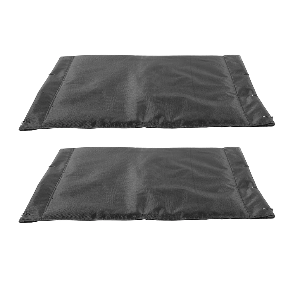 

2pcs Oxford Wheelchair Cushion Non Slip Soft Seat Chair Cushions For Elderly Pad Black for Elderly Travel Car Seat Cover