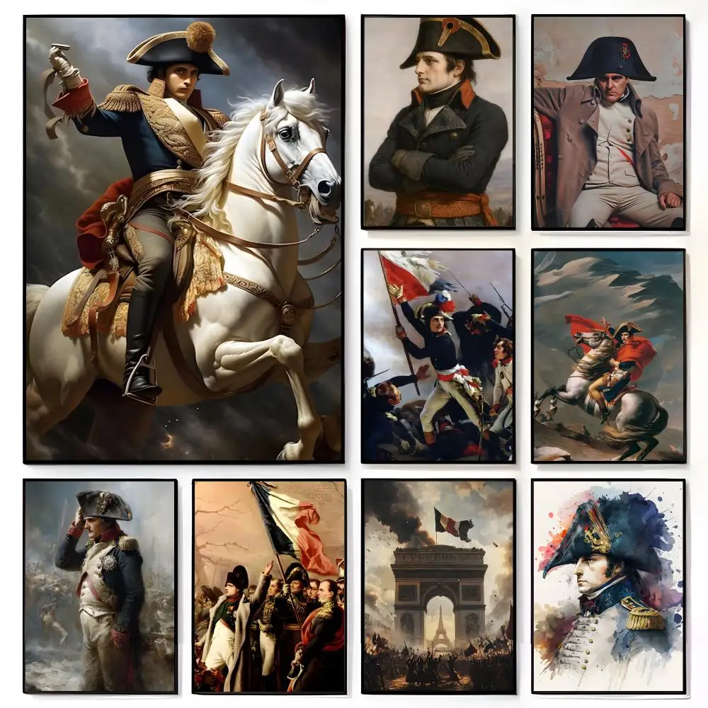 Historical Figure Biography N-Napoleon Bonaparte Poster American Film Mural Home Childrens Room Wall Decor Print