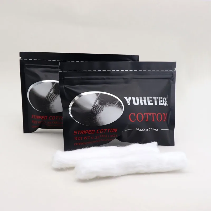 YUHETEC вата для RDA RBA RTA RDTA Machine 510 для самодельных готовых катушек аксессуары электронный продукт