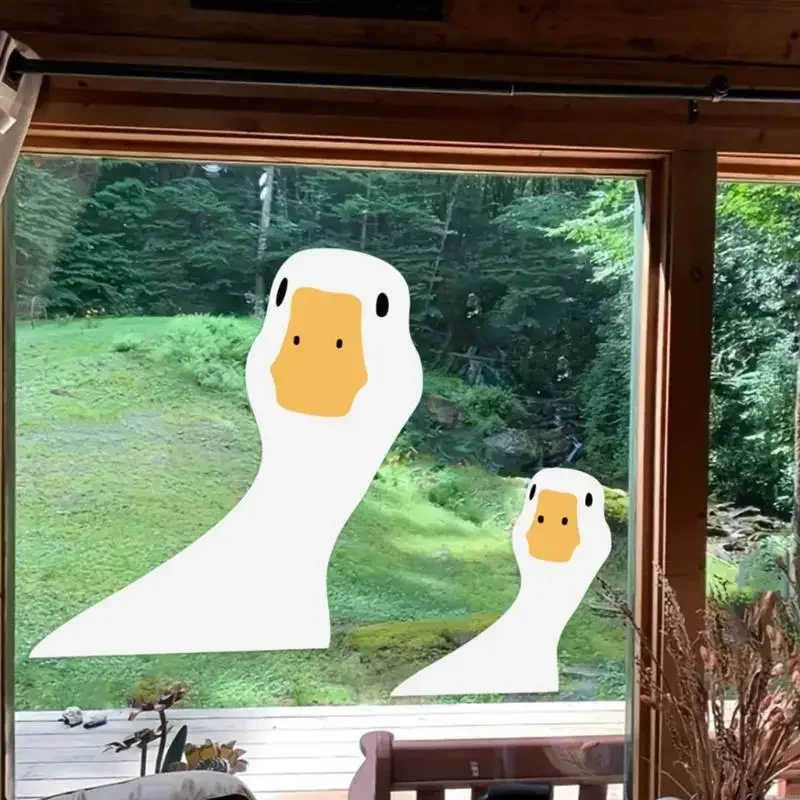 

Автомобильная клейкая наклейка, наклейка на окно автомобиля, наклейка на кузов автомобиля, водостойкая съемная наклейка, с гуся