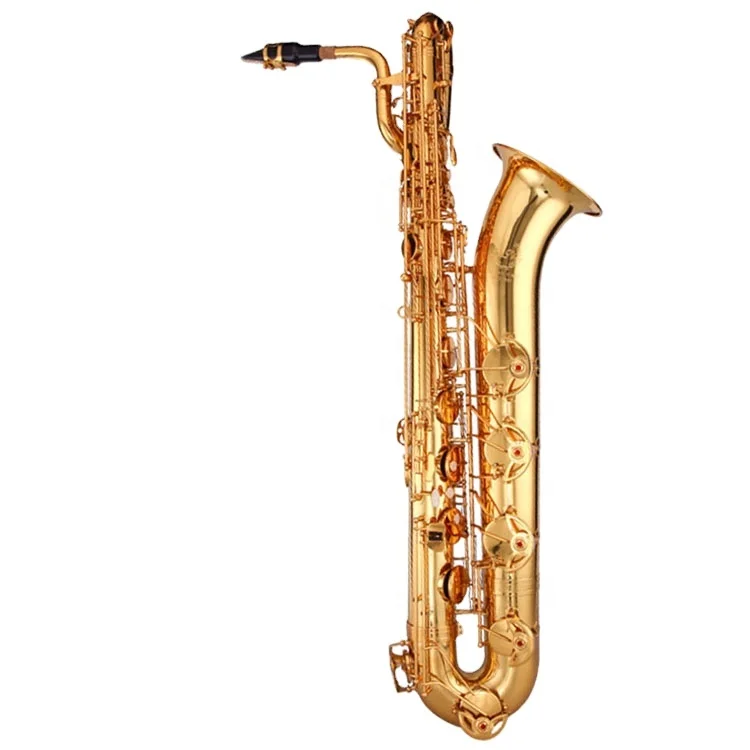 Chinese hot sale woodwind instrument Eb tone baritone saxophone bass saxophone