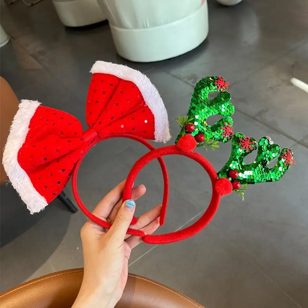 

Christmas Decoration Christmas Headband Elk Hair Hoop Reindeer Antlers Headband Fawn Horn Hair Hoop Deer Horn Hair Band Men