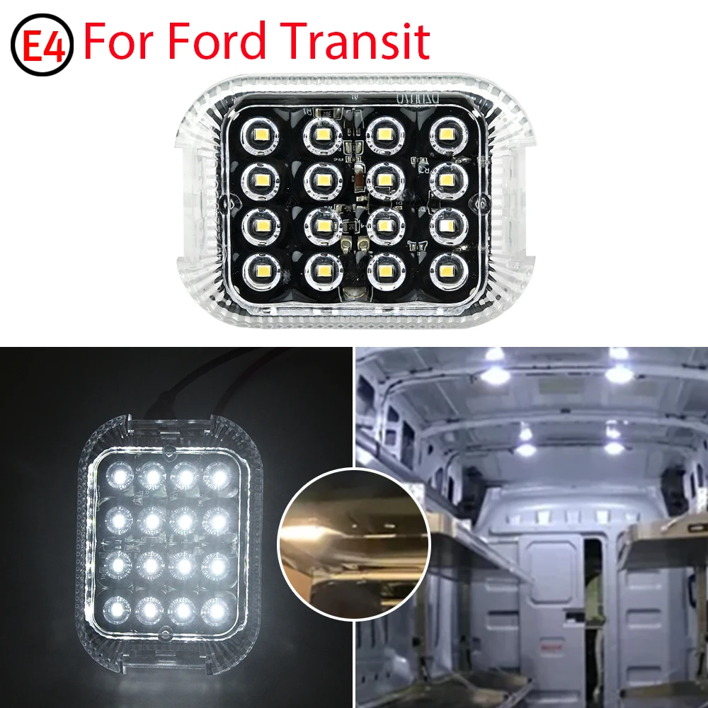 For Ford Transit Custom 2015-2023 1x Waterproof LED Cargo Dome Light Durable Car Trunk Interior Lamp