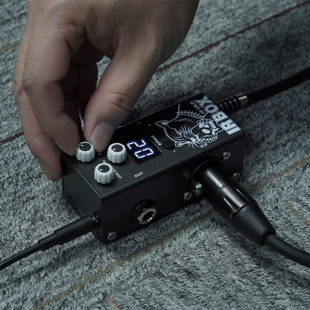 M-VAVE IR صندوق تأثير الغيتار الكهربائي دواسة الأشعة تحت الحمراء الكابينة دفعة الاستجابة خزائن المتكلم محاكاة تأثيرات الغيتار الكهربائي ملحق #4