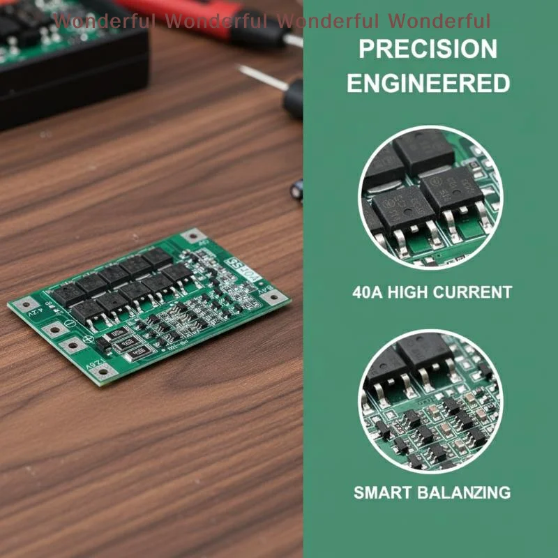 3S/4S 40A 60A Li-ion Battery Charger Protection Board 18650 BMS For Drill Motor 11.1V 12.6V/14.8V 16.8V Enhance/Balance