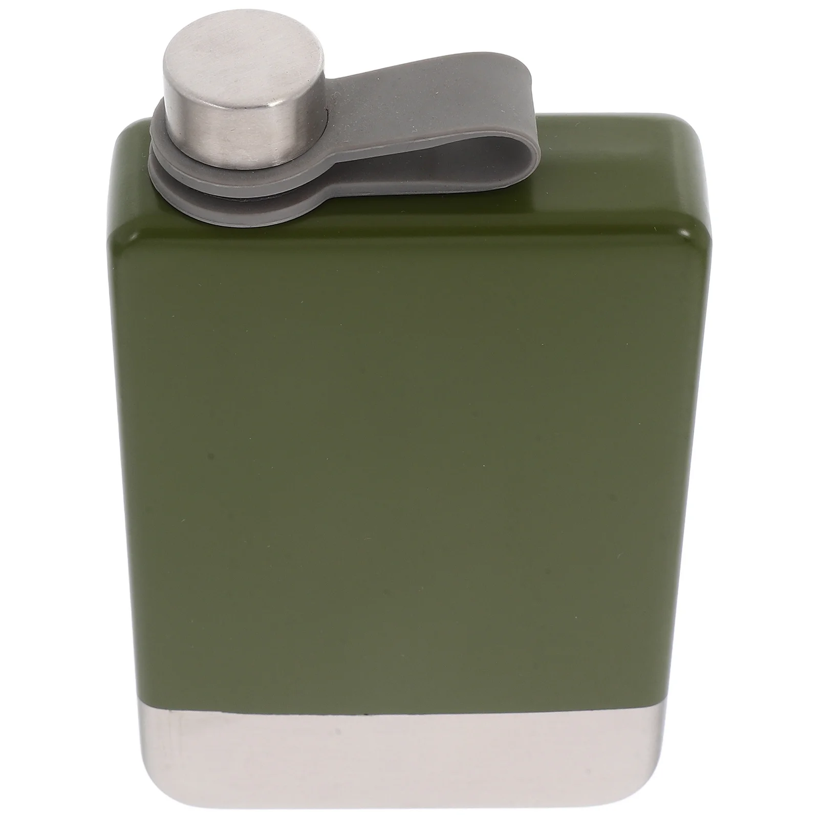 

Stainless Steel Hip Flask Leak Proof Portable Flat Metal Drinking Bottle Compact for Outdoor Camping Hiking Travel Use