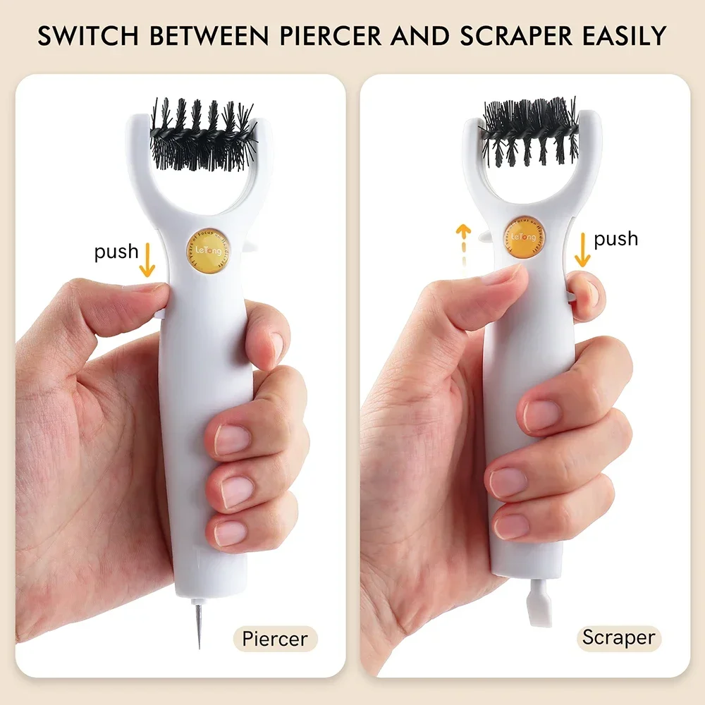 3 in1 Die Brush & Die Pick Weeding Tool for Die Cutting Scrapbooking Excess Card Paper Making Must have Must-have Die Brush Tool