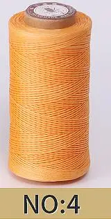 Leder Handwerk DIY Projekt 150d Leder Nähen Polyester Flach wachs Schnur Durchmesser 0,8mm 50 Meter