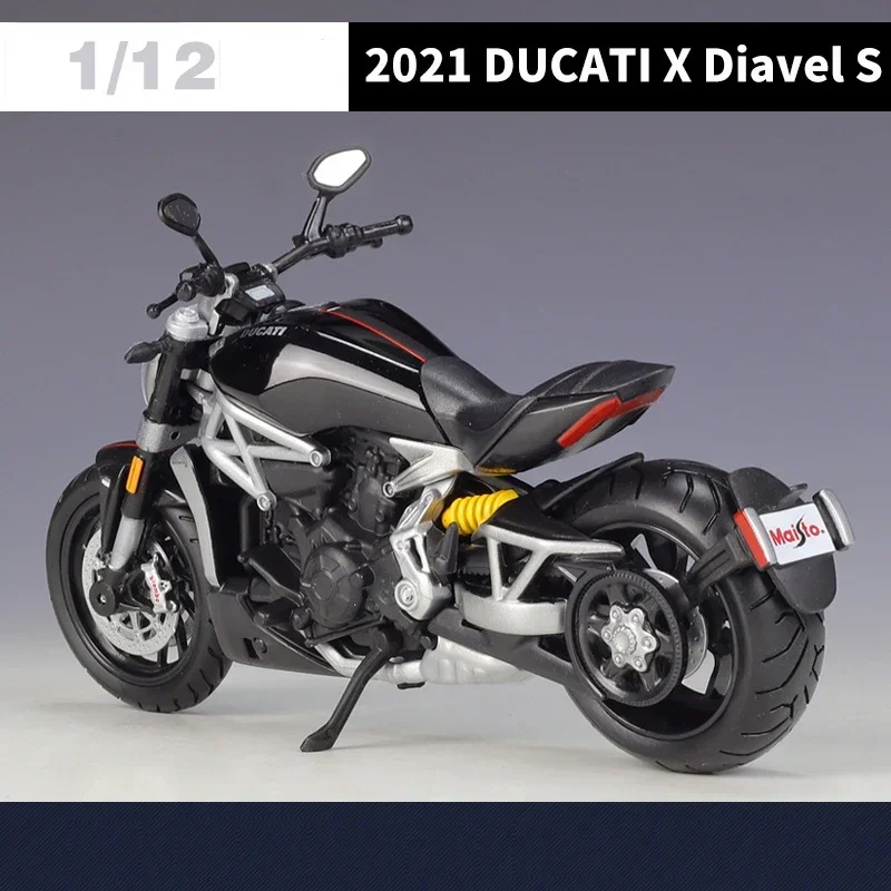 Maisto 1:12 DUCATI X Diavel S 2021 Racing Motorcycles Alloy Motorcycle Model Shock Absorbers Collection Toy Car Kid Gift