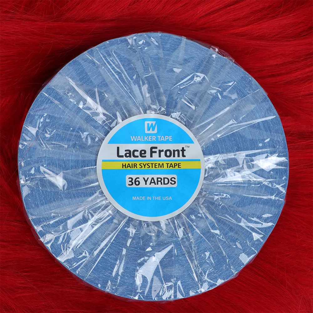 36 Yards doppelseitiges mattes Haarband für Lace-Front-Perücken und Extensions, mattes Finish, Ersatz-Haarsystem-Klebeband