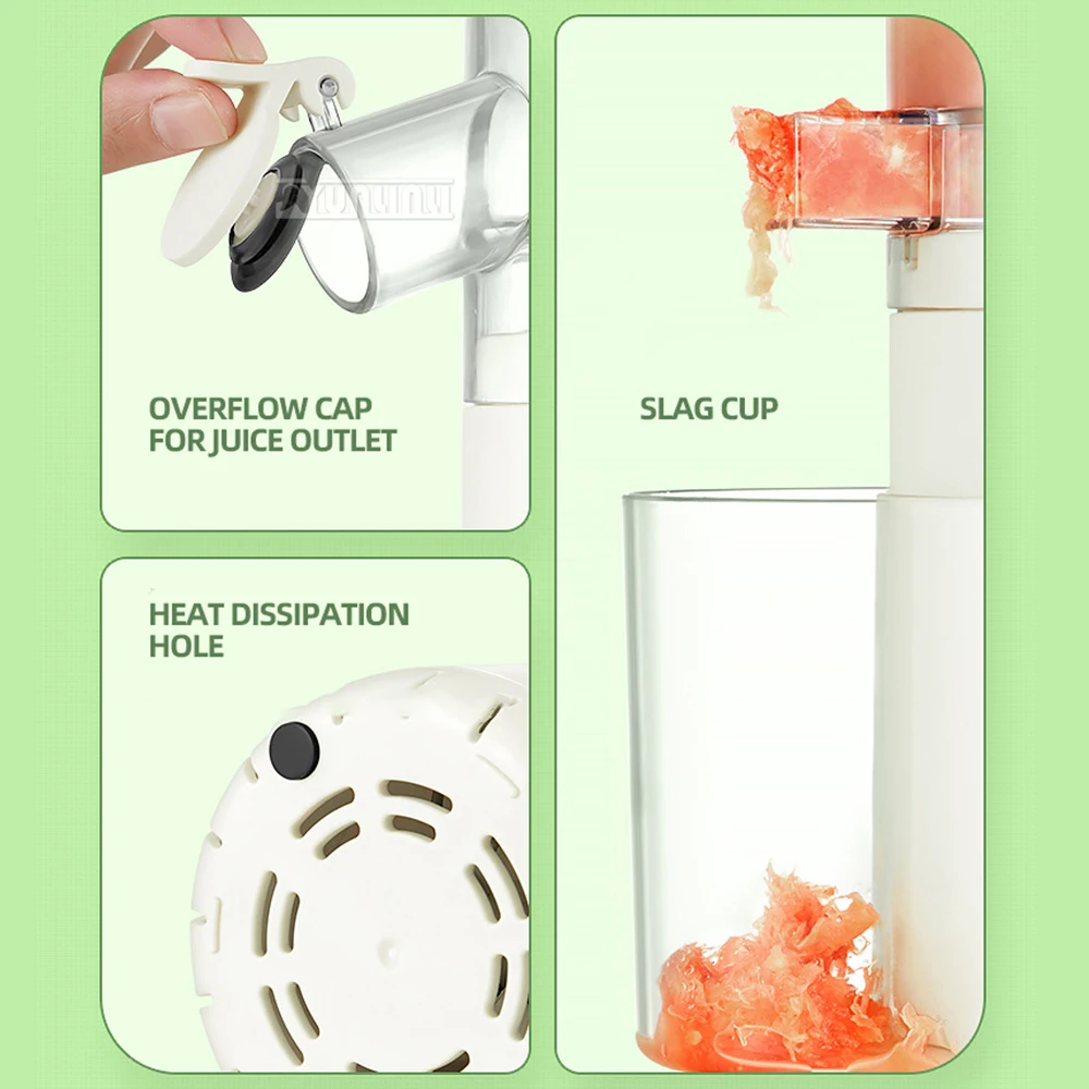 Electric Fruit Vegetables Juicer Machine Household Fruit Juicer Multi-purpose Juice Extractor