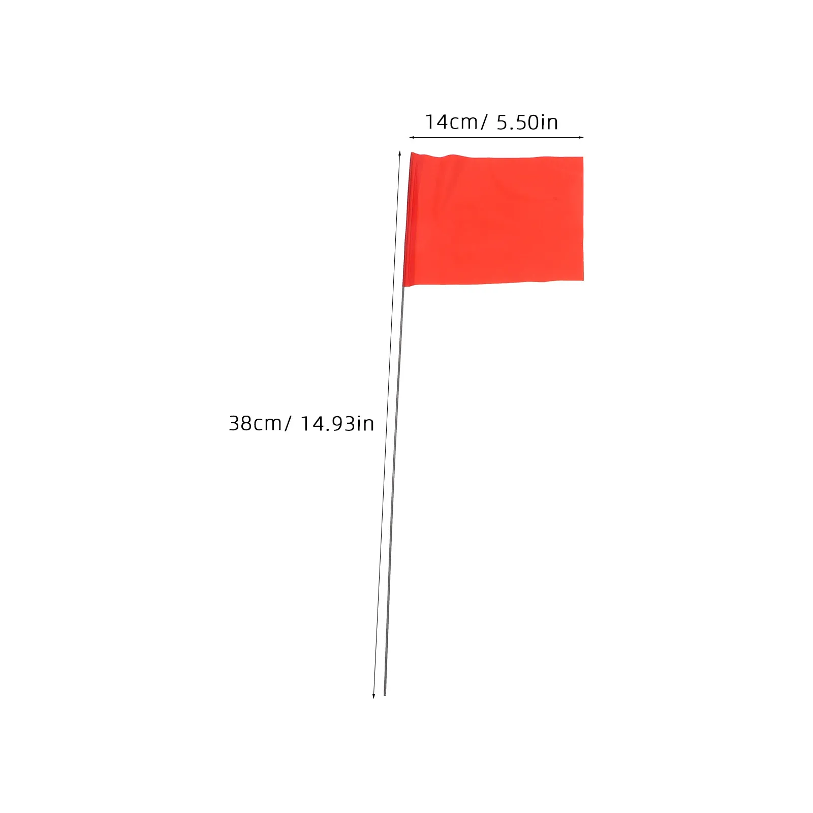 120Pcs Lawn Flags to Mark Sprinklers Polyester Landscaping Flag Markers for Irrigation System Yard Warning Flags Driveway