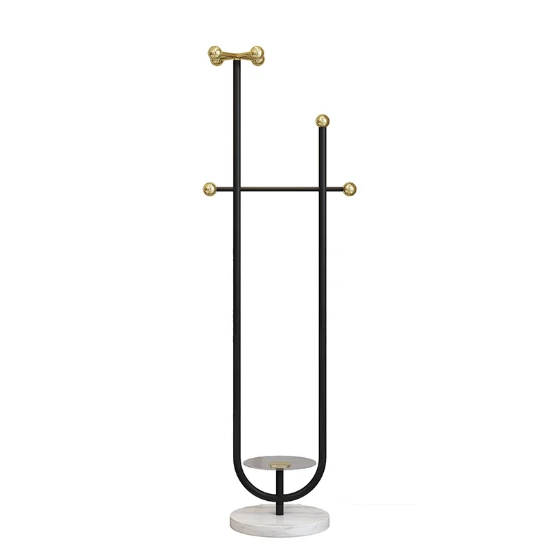 

YY Light Luxury European Style Coat Rack Floor Internet Celebrity Clothes Home Bedroom