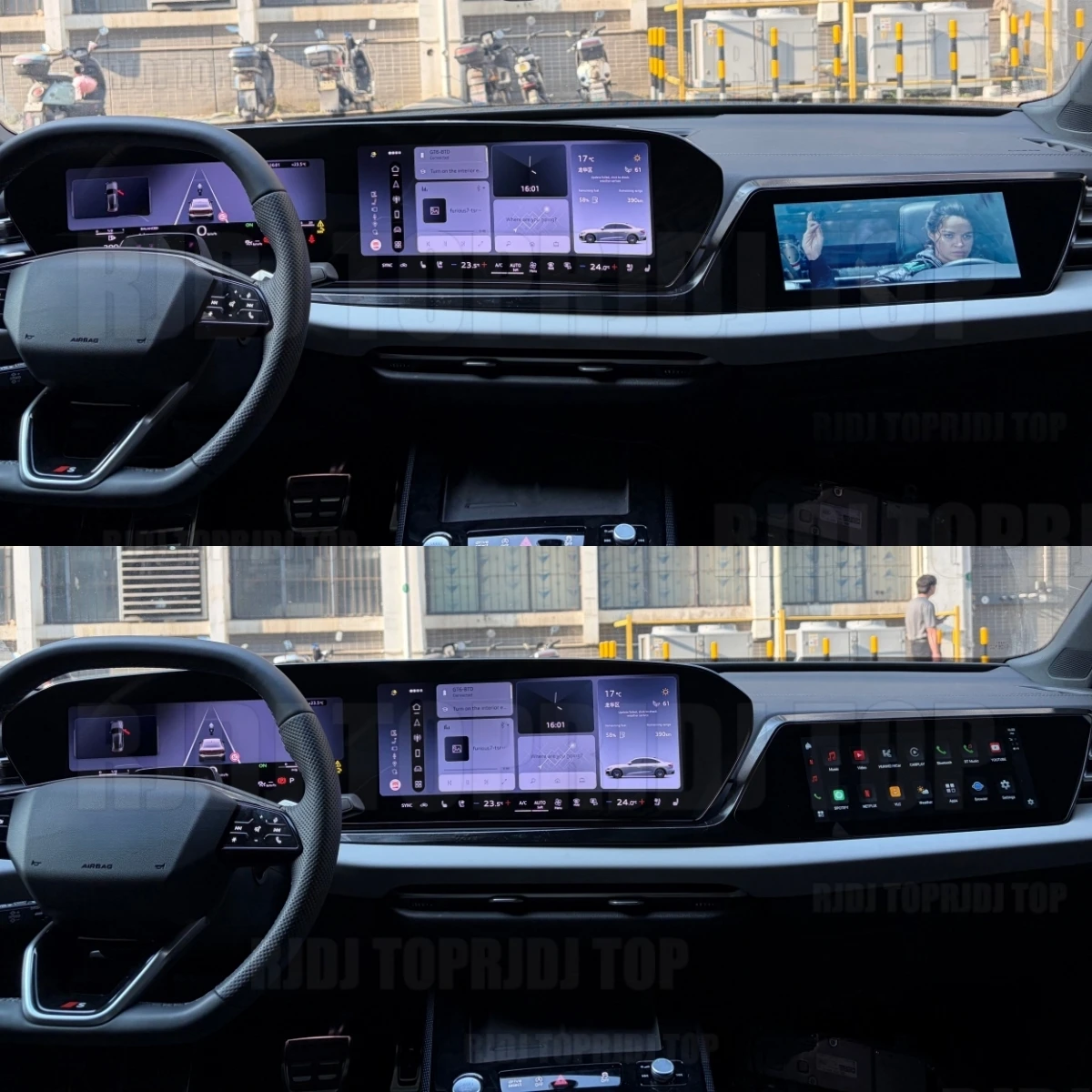 11 inch'' Carplay Android 14 Car GPS Navigation For Audi A5 Passenger Seat 2025 2026 Multimedia Player Car Radio Head Unit Auto