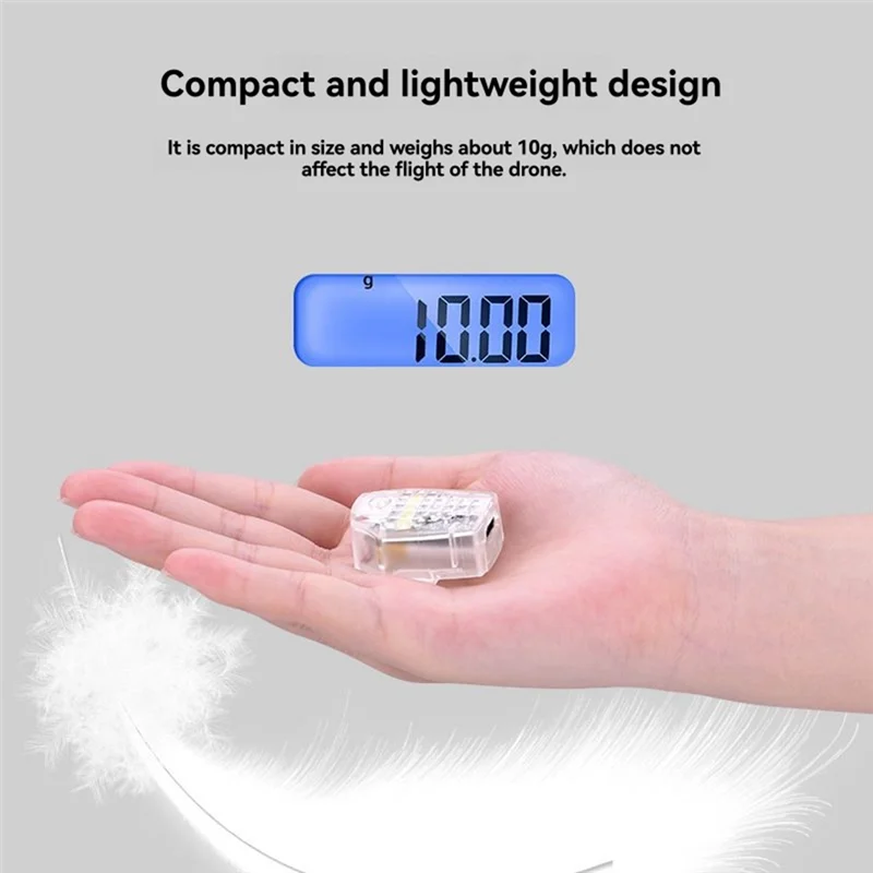 Y14A Mini Drone Strobe Light Universal Anti-Collision Warning Signal Light For DJI Mavic 3 Pro, NEO, Avata2/AIR3S, Mini 4 Pro