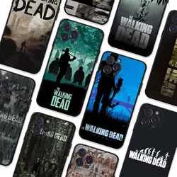 The Walking Dead Phone Case For iPhone 14 11 12 13 Mini Pro Max 8 7 6 6S Plus X SE 2020 XR XS Funda Case