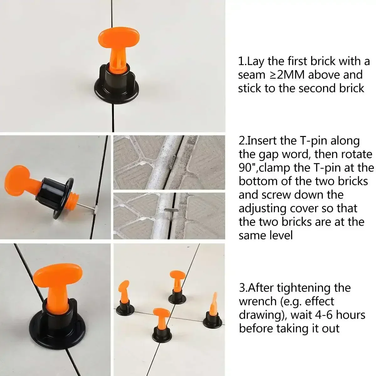 304pcs/set For Wall Flooring Tile Spacer Carrelage Tile Leveling System Leveler Locator Spacers Plier Level Wedges Tile Spacers