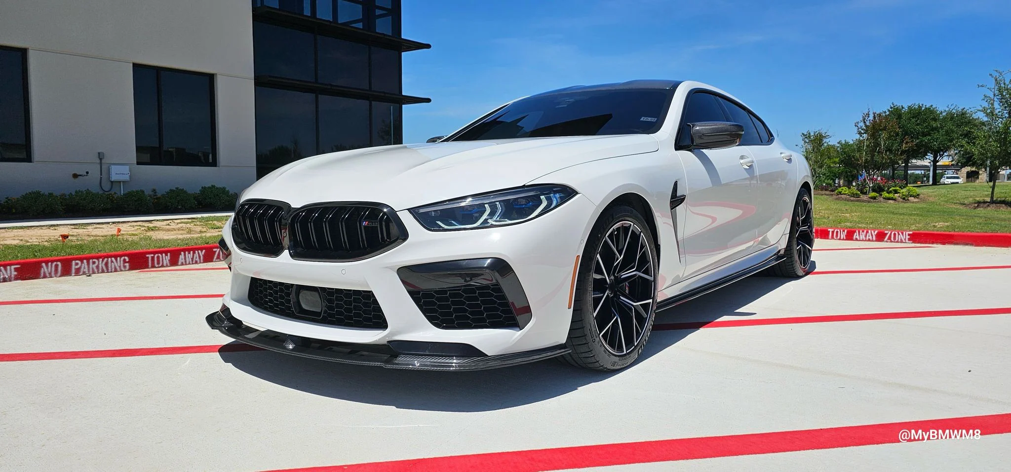 Dry Carbon Fiber F91 F92 F93 M8 Front Diffuser Lip for BMW M8 Competition 2021-2023