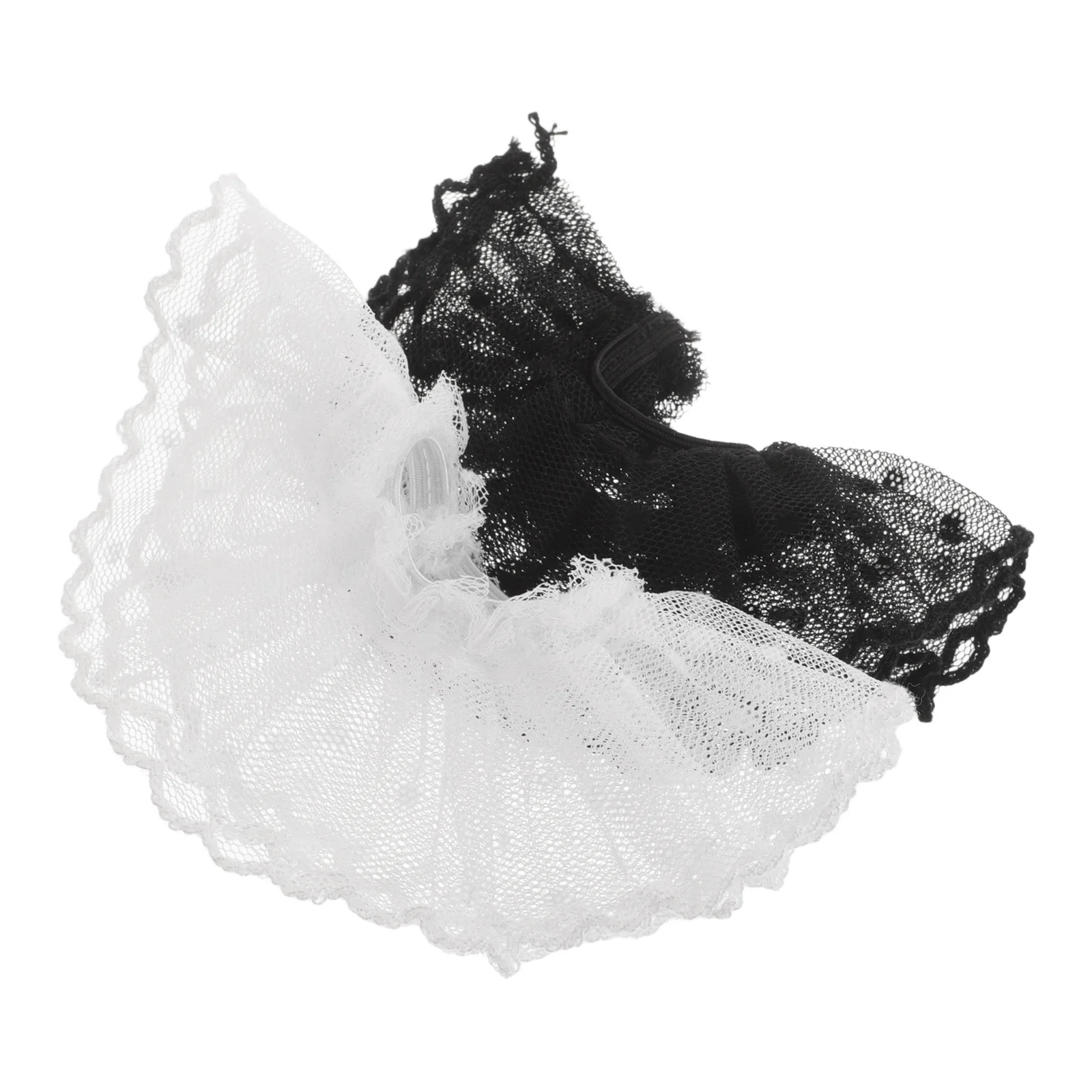 

2Pcs DIY Lace Tulle Skirt for Miniature Accessories Soft Fabric Intricate Details Easy to Learn Perfect for Role Play and Decor