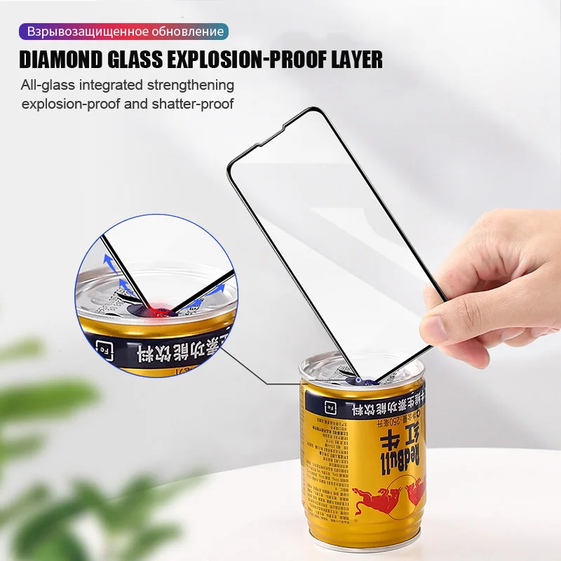 5Pcs Transparent Tempered Glass For iPhone 13 14 15 Plus Pro Max Full coverScreen Protector For iPhone 13 mini Protective Film