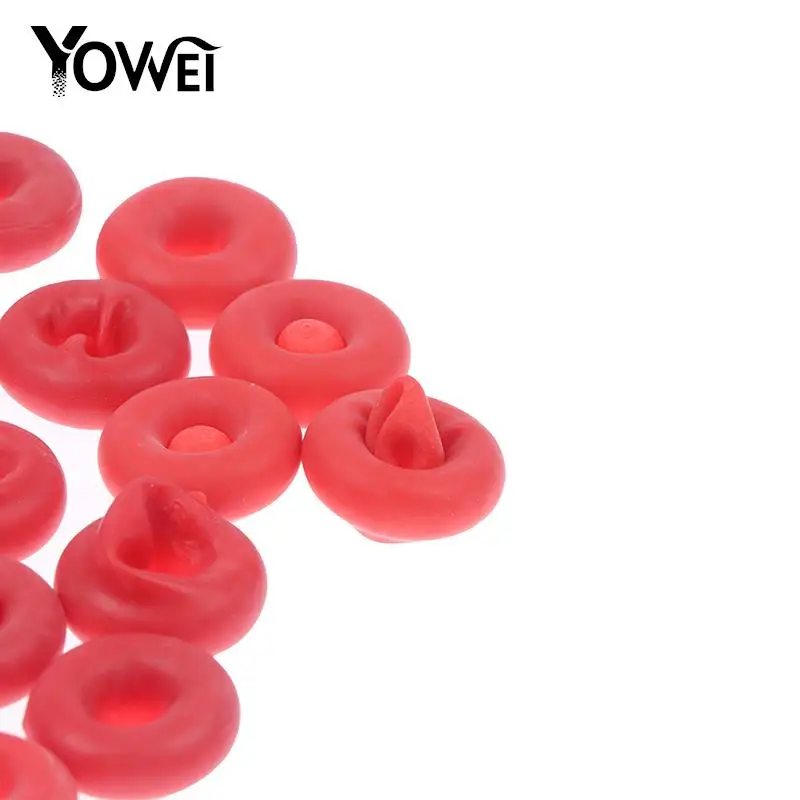 20Pcs Red Caulking Gun Nozzles Cap Red Caulk Saving Cap Caulk Sealer Saver For Sealing And Preserving Supplies Tool