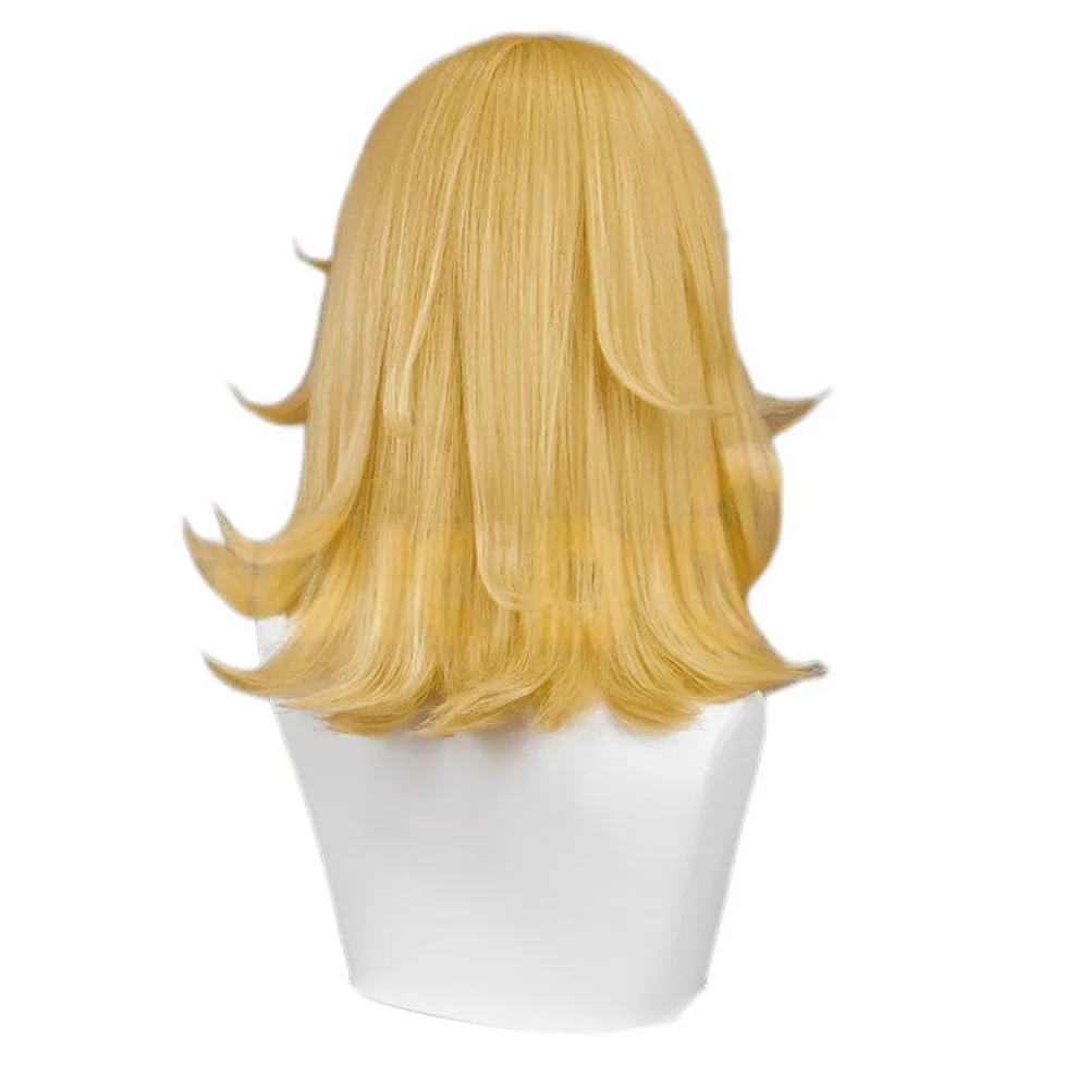 Pelucas de Susan Storm, juego de pelo rubio en capas, Rival, Cosplay, accesorios de disfraz de fantasía, accesorios de fantasía para mujeres adultas