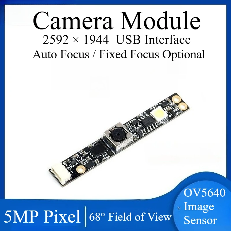 OV5640 Camera Module 5MP Pixel Auto Focus / Fixed Focus USB Interface Camera Sensor Module for Arduino Raspberry Pi DIY Project