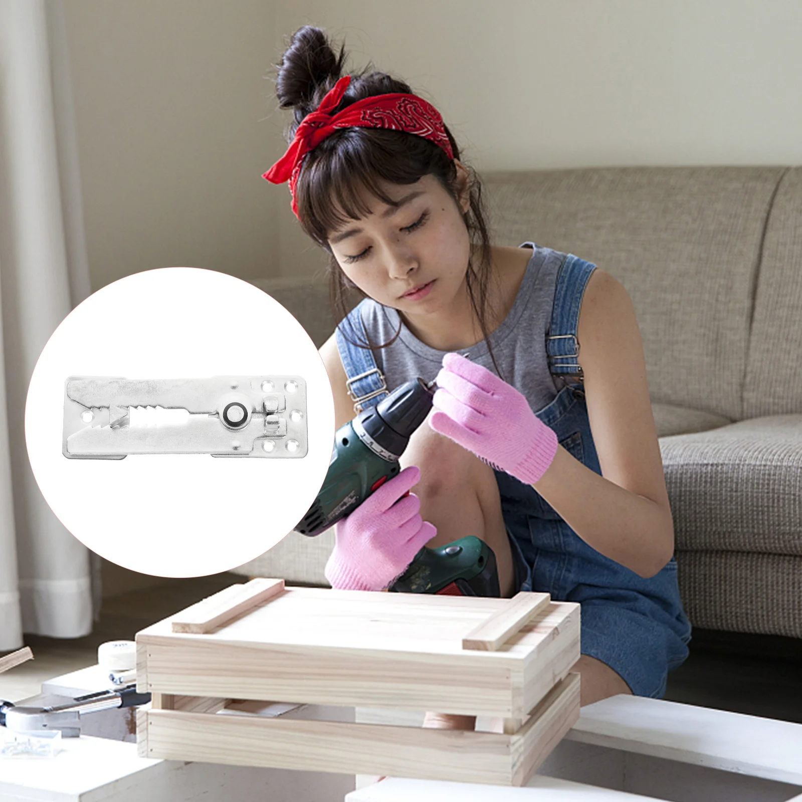 

Sofa Connector Furniture Buckle Joint Sectional Connectors Mat Couch 2 Special Steel Cut
