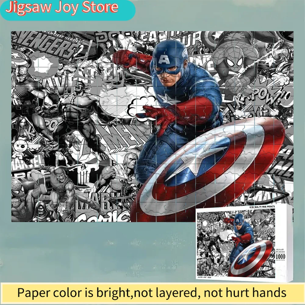 

of Captain Americapuzzle materials, educational and entertaining indoor games, perfect gifts for home decoration, ideal choice