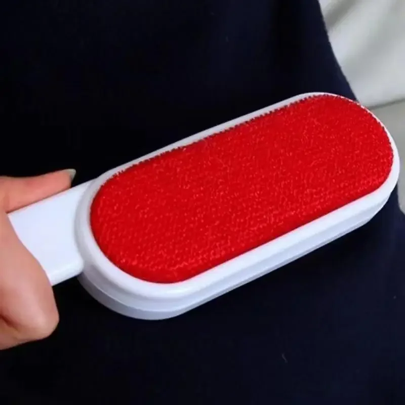 Self-cleaning Lint Sticking Roller 2 Sides Dedusting Brush Pet Hair Remover Brush Removing Dog Cat Hair from Sofa Carpet Clothes