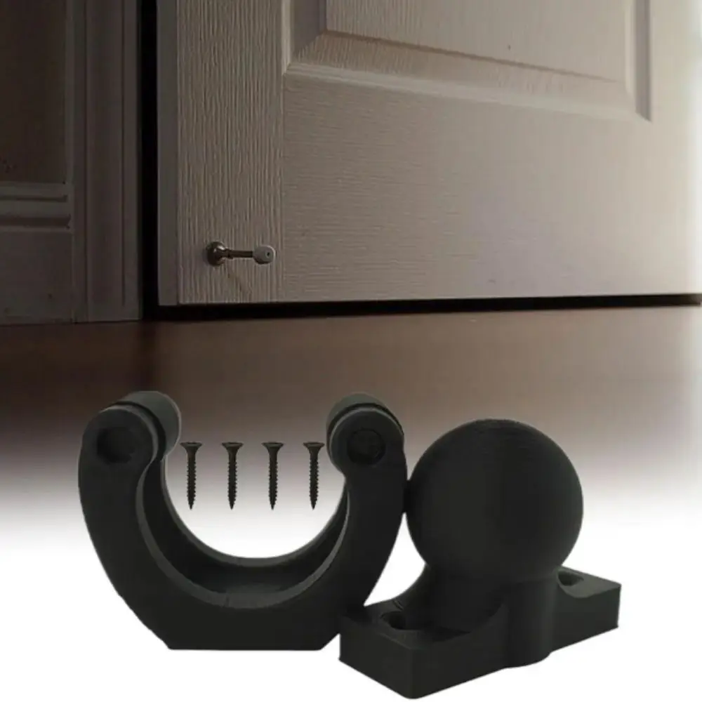 

Noise Reduction Security Door Stopper Portable Lightweight Child Safety Lock Bottom Door Stoppers Finger Pinch Guards