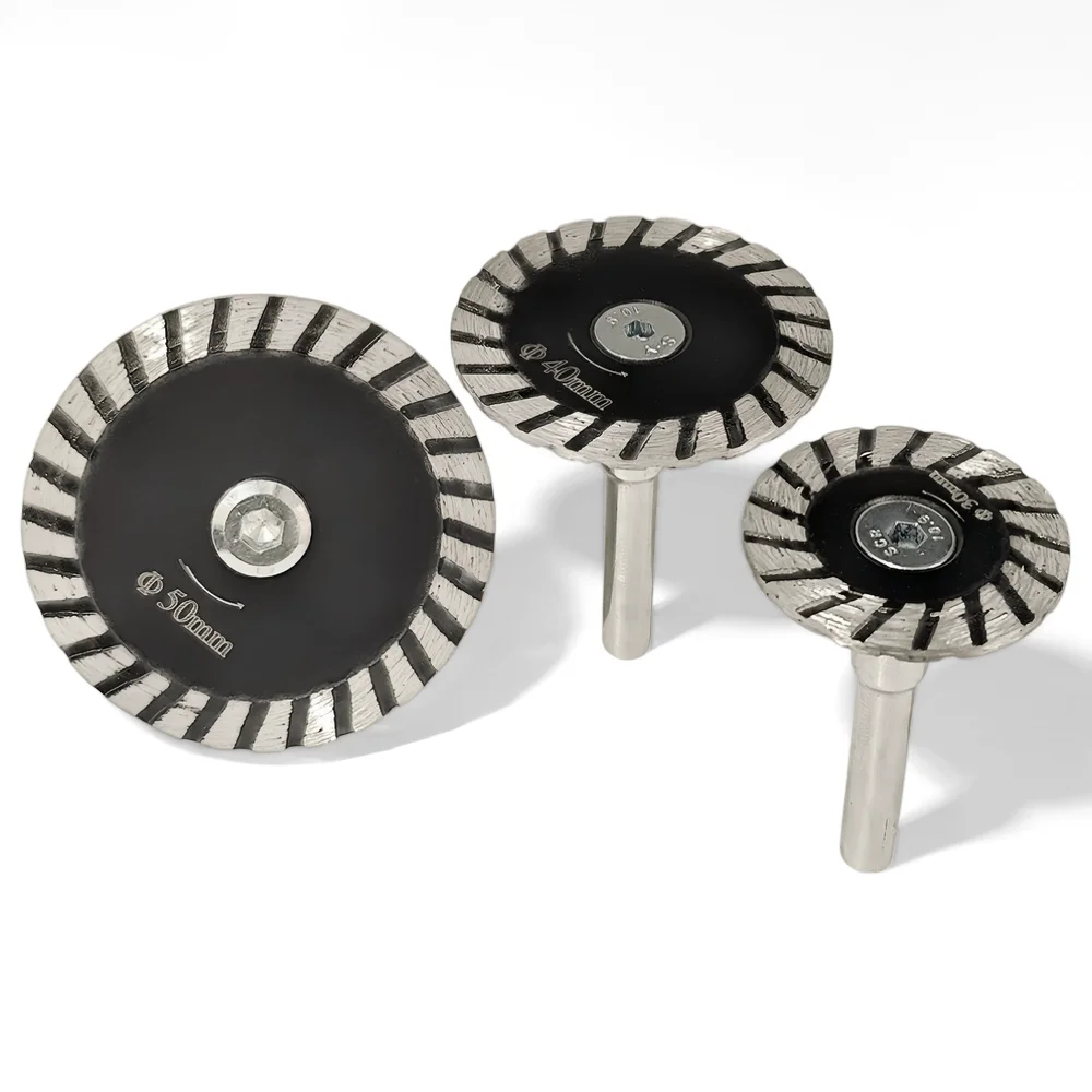 30/40/50mm Diamond Engraving Saw Blades Mini Cutting Disc Precise With Round Shank For Granite Marble Tile Concrete Ceramic Tile