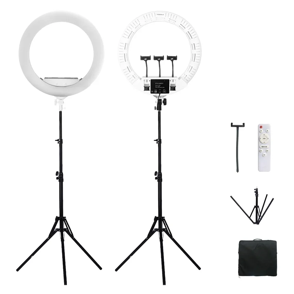 

22 Inch LED Ring Light Led Lamp 100W Yidoblo FS-640SII With Mirror Make-up For Video Studio Photo Photography Lighting Live Show