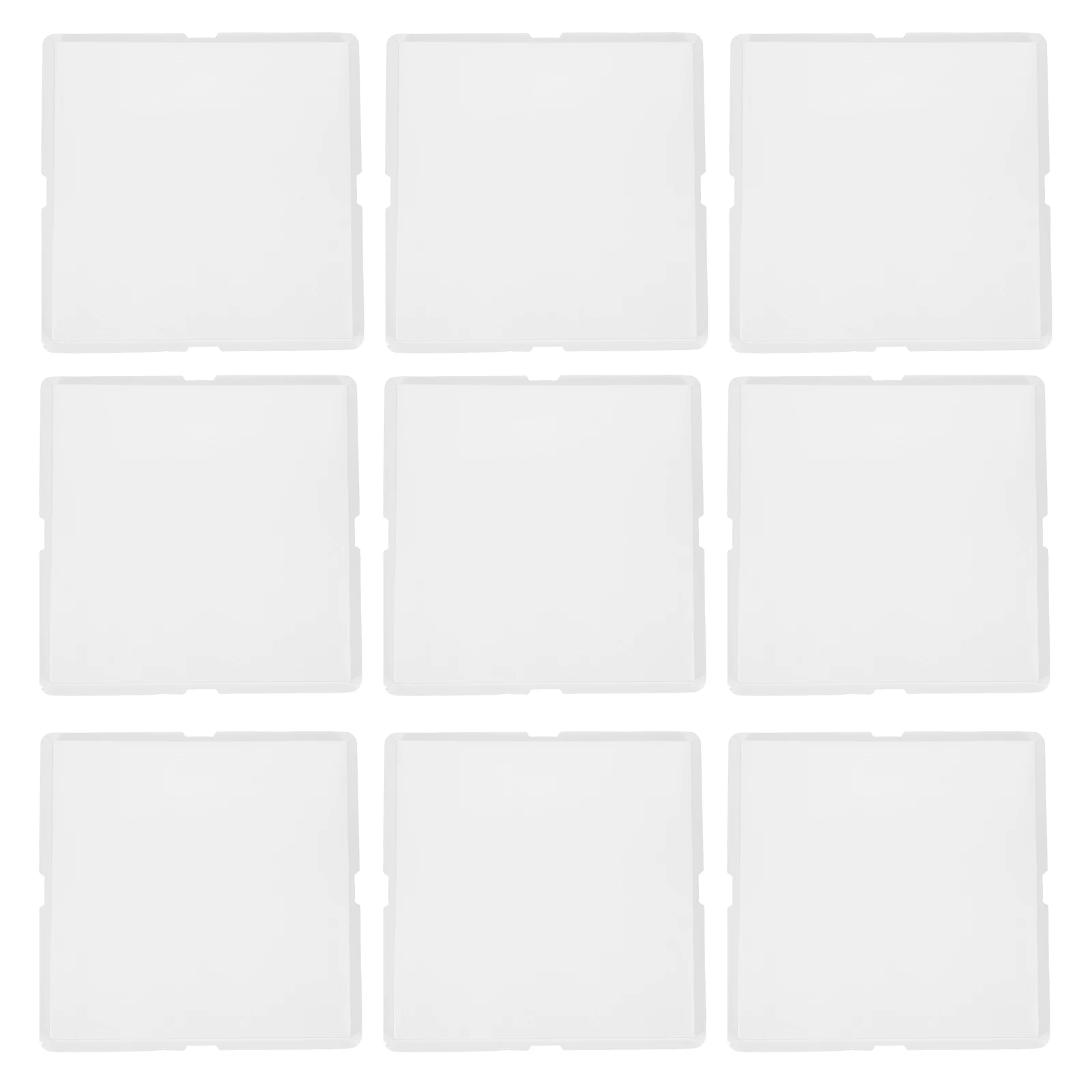 

10pcs Cake Base Boards Square Paper Tray Plates 8 Inch White Food Platter Dessert Display Holder Home Kitchen Party
