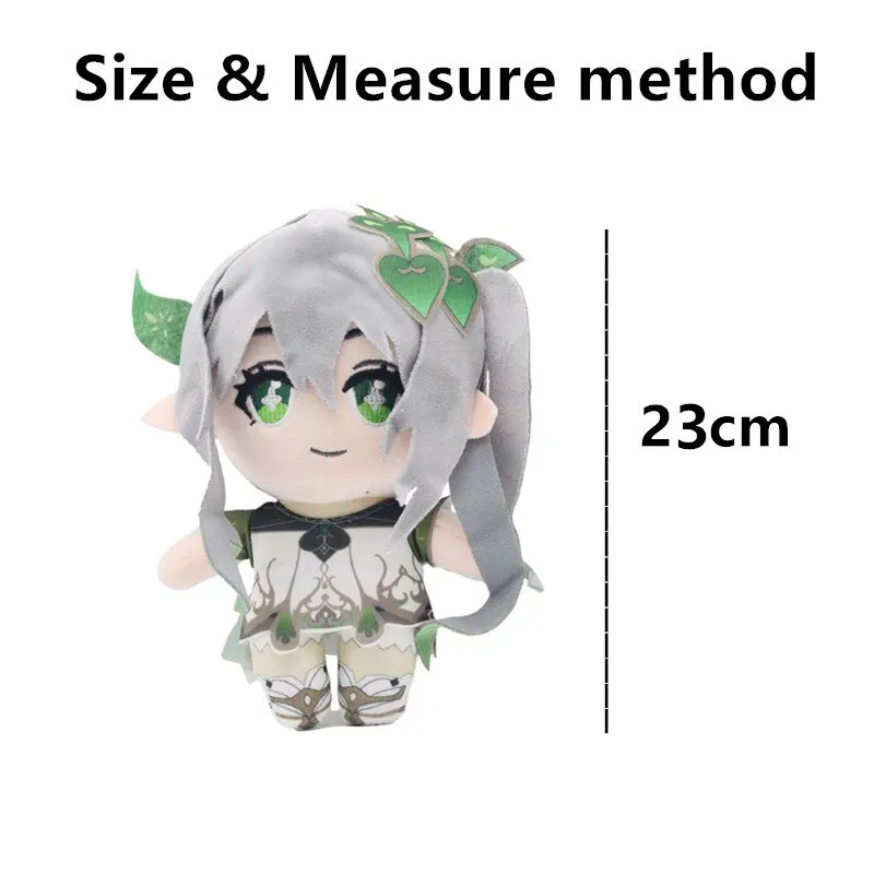 23-ألعاب محشوة بطابع لعبة أنيمي ، مشروع تأثير Genshin ، ألعاب عيد ميلاد محشوة للأطفال